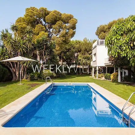 Tupinetti At 1 Min Walk Amaizing Garden And View Center 5 Minutes Walk Villa Sitges